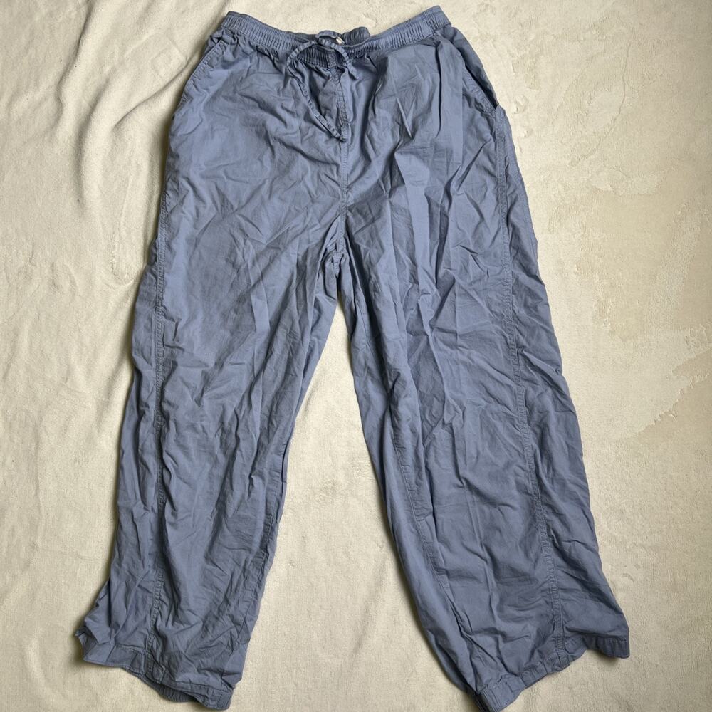 Aerie Beach Lounge Pants High Waist Blue Size Medium